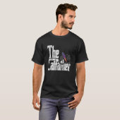 T-shirt Cat Dad The Catfather Crazy Cat Father Kitty Daddy (Devant entier)