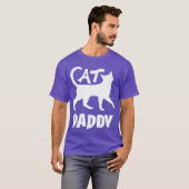 T-shirt Cat Daddy ami Amoureux des chats (Devant entier)