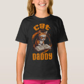 T-shirt Cat Daddy Lecture (Devant)