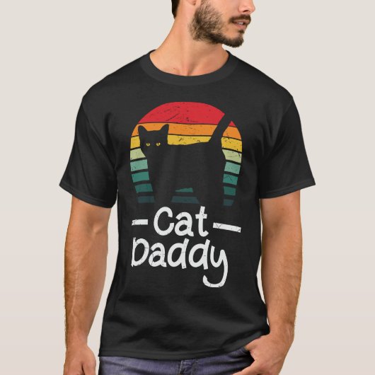 T-shirt Cat Daddy Mens (Devant)