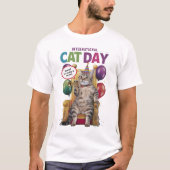 T-SHIRT CAT DAY SPATIAL (Devant)