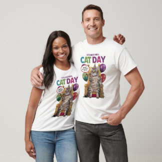 T-SHIRT CAT DAY SPATIAL