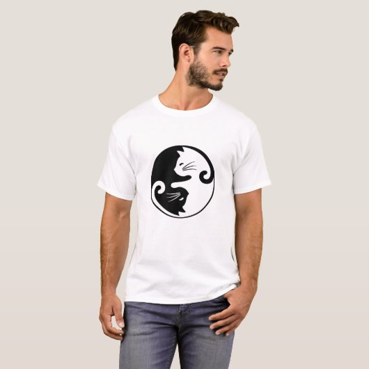 T-SHIRT CAT DE YIN YANG (Devant entier)