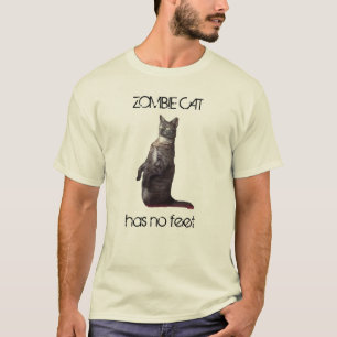 T-SHIRT CAT DE ZOMBI