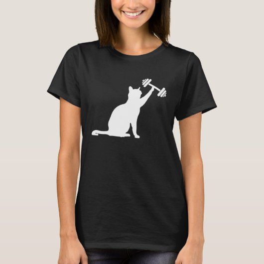 T-shirt Cat deadlift weightlifting cat powerlifting kitty  (Devant)
