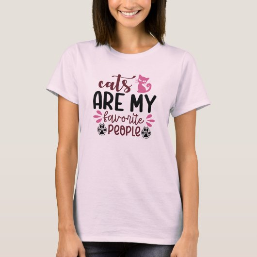 T-shirt Cat Devis amusants (Devant)
