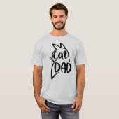 T-shirt Cat Devis amusants (Devant entier)