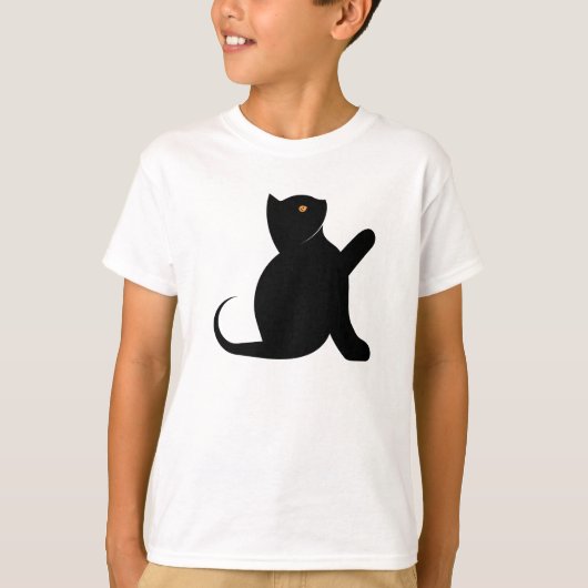 T-shirt Cat dit bonjour (Devant)