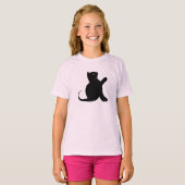 T-shirt Cat dit bonjour (Devant entier)