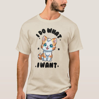 T-shirt Cat: Doe wat je wilt in een unieke stijl