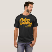 T-shirt Cat Dog Cursive Nickelodeon (Devant entier)