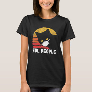 T-shirt Cat Ew Personnes Style Vintage Cat Retro