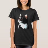 T-shirt Cat Face  Cat (Devant)