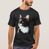 T-shirt Cat Face  Cat (Devant)