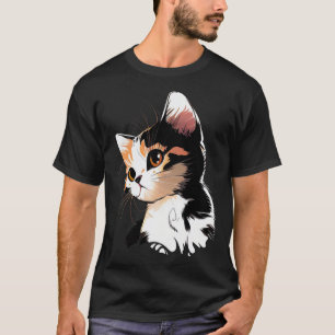 T-shirt Cat Face Chat 1
