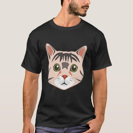 T-shirt Cat Face Meowdy Cute Kitten Cat Meme 1 (Devant)