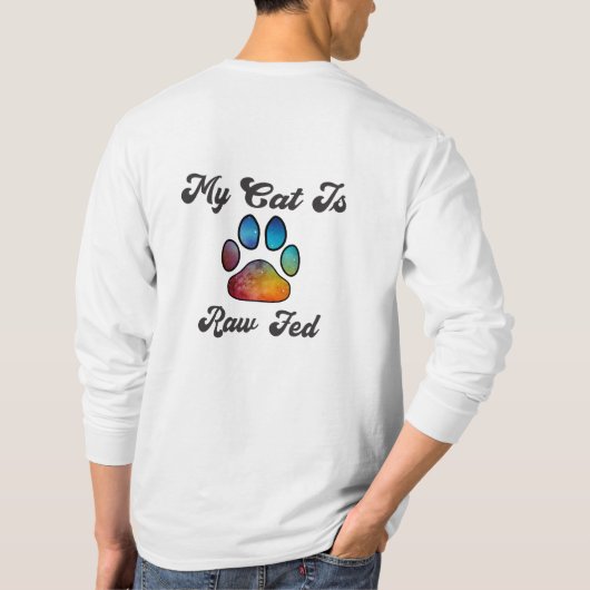 T-shirt Cat Fed brut (Dos)