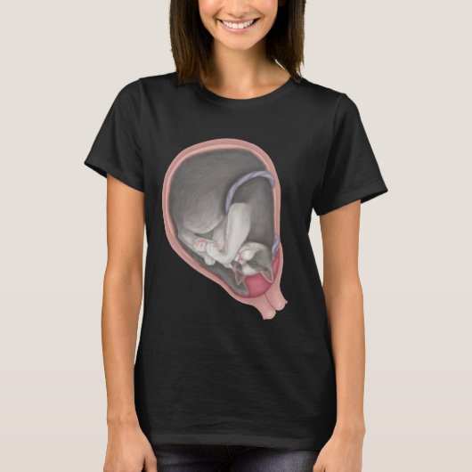 T-shirt Cat Fetus (Devant)