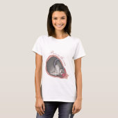 T-shirt Cat Fetus - Bun dans le four (Devant entier)