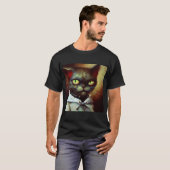 T-shirt Cat Frankenstein (Devant entier)