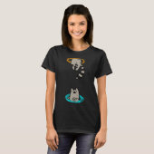 T-shirt Cat Funny jeu vidéo animal (Devant entier)