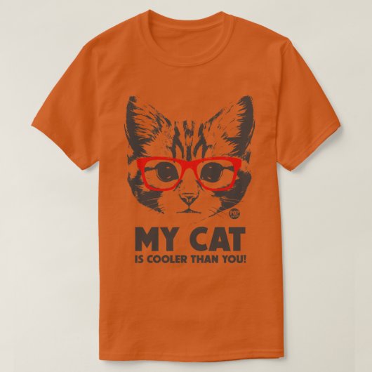 T-SHIRT CAT GLACIÈRE (Design devant)