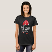 T-shirt Cat  Gnome Matching Family Group Christmas Party P (Devant entier)