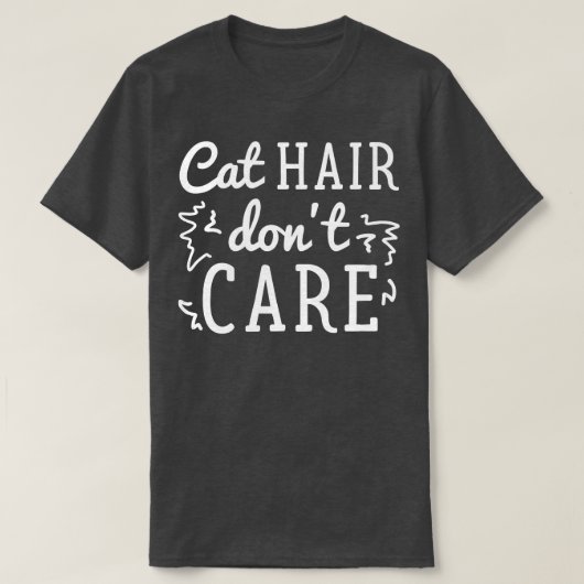 T-shirt Cat Hair Point Care 1 (Design devant)