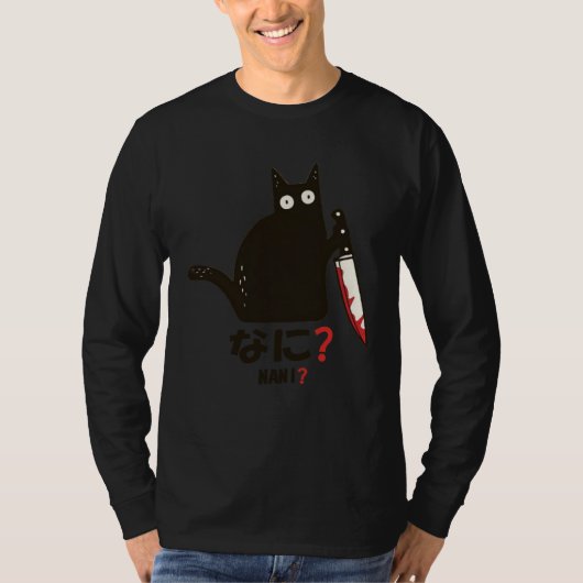 T-shirt Cat Halloween Cat Nani (Devant)