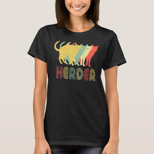 T-shirt Cat Herder (Devant)