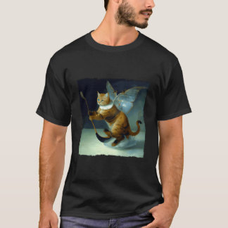 T-shirt Cat Hockey Butterfly