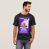 T-shirt Cat Humour Sibérie Cat Cat Devis Forever Stamps Co (Devant entier)