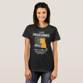 T-shirt Cat I Are Programmer I Make Computer (Devant entier)