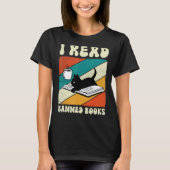 T-shirt Cat I Lire Livres Interdits Bookworts Lecture Livr (Devant)