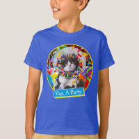 Cat In Party Cone