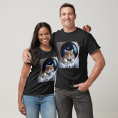 T-shirt Cat in Space (Unisexe)