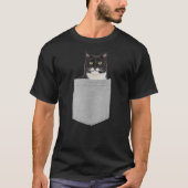 T-shirt Cat in Your Pocket Tuxedo (Devant)