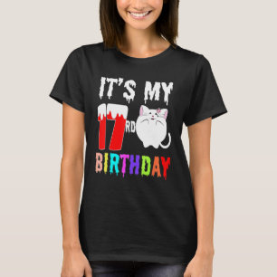 T-shirt Cat It My 17nd Birthday For Happy Birthday Women