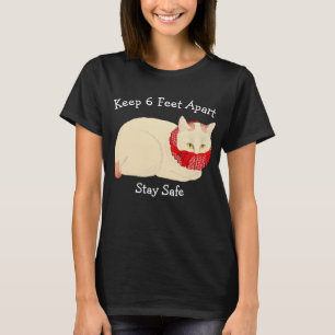 T-shirt Cat Keeping 2 Pieds Ailleurs