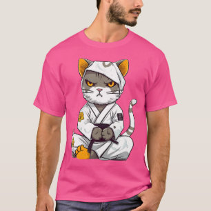 T-shirt Cat Kitten Kitty Karate Taekwondo Kickboxing