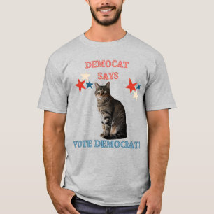 T-shirt Cat Ladies Pro Democracy