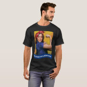 T-shirt Cat Ladies Vote Kamala 2024 Rosie Le Riveter (Devant entier)
