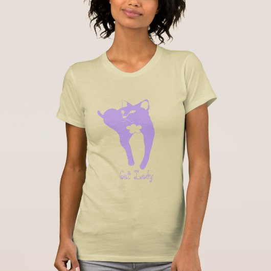 T-shirt Cat Lady Girl's (Devant)