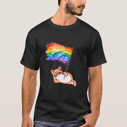 T-SHIRT CAT-LGBT-FIERTÉ (Devant)