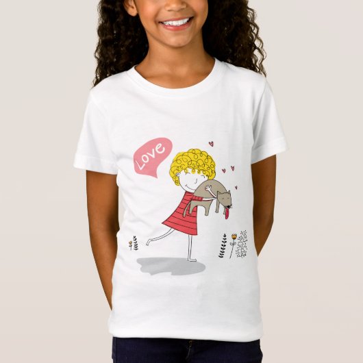 T-Shirt Cat Love Café (Devant)