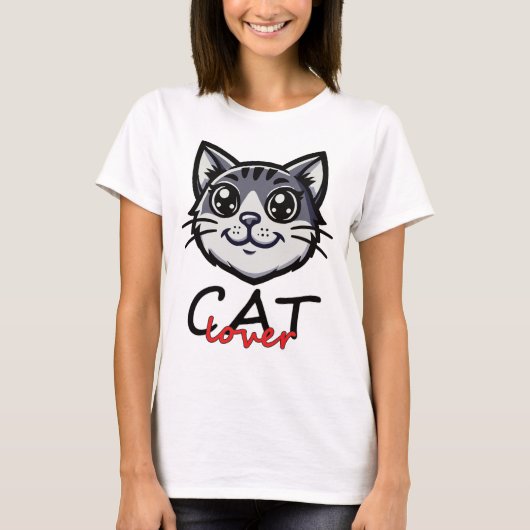 T-shirt Cat Lover (Devant)