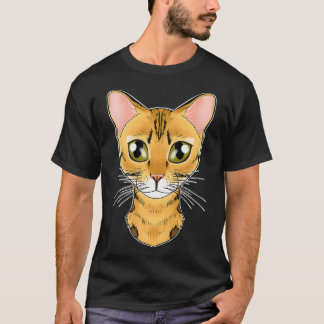 T-shirt Cat Lover I Cat Face I Bengal Cat christmas 