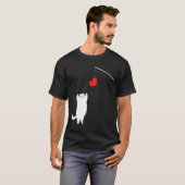 T-shirt Cat Lover Valentine's Day Animal Affection Love Fu (Devant entier)