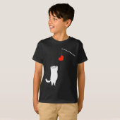T-shirt Cat Lover Valentine's Day Animal Affection Love Fu (Devant entier)