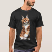 T-shirt Cat maine (Devant)